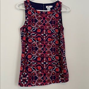 Vineyard Vines Navy Patterned Top 2